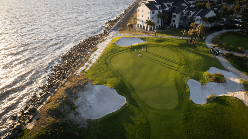 Fripp Island Golf Course looks over ocean
