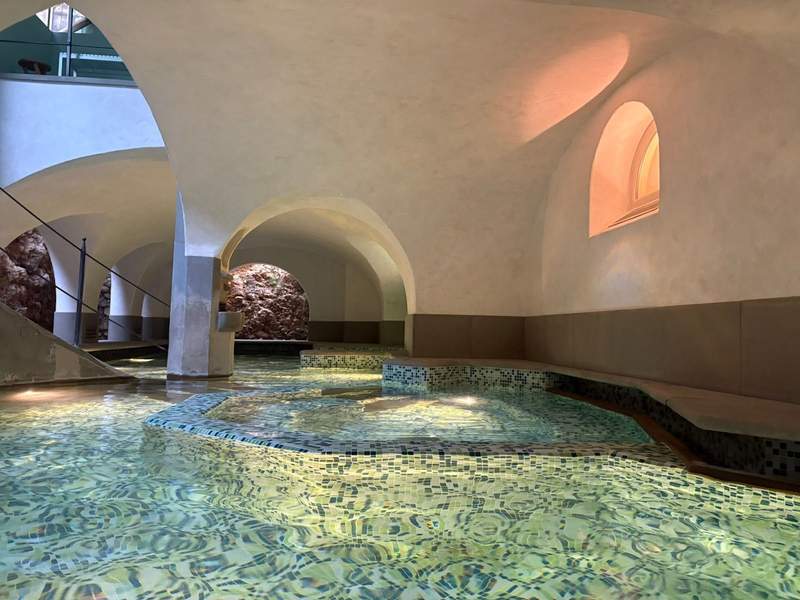 Stone grotto spa
