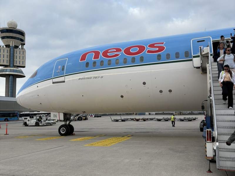 NEOS airplane