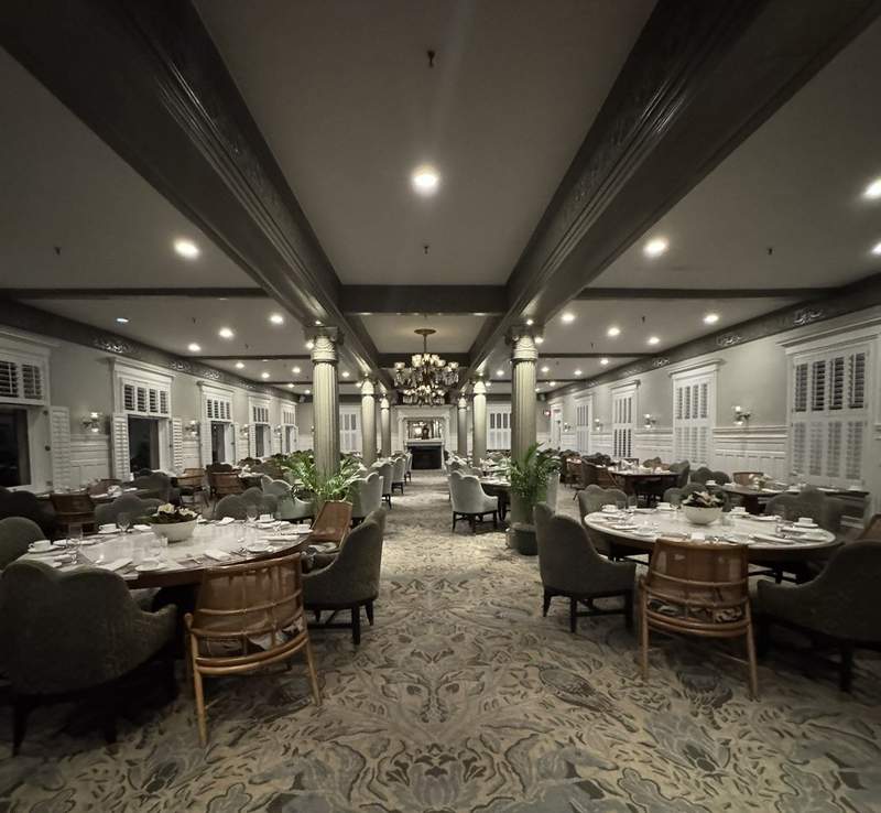 the grand dining room