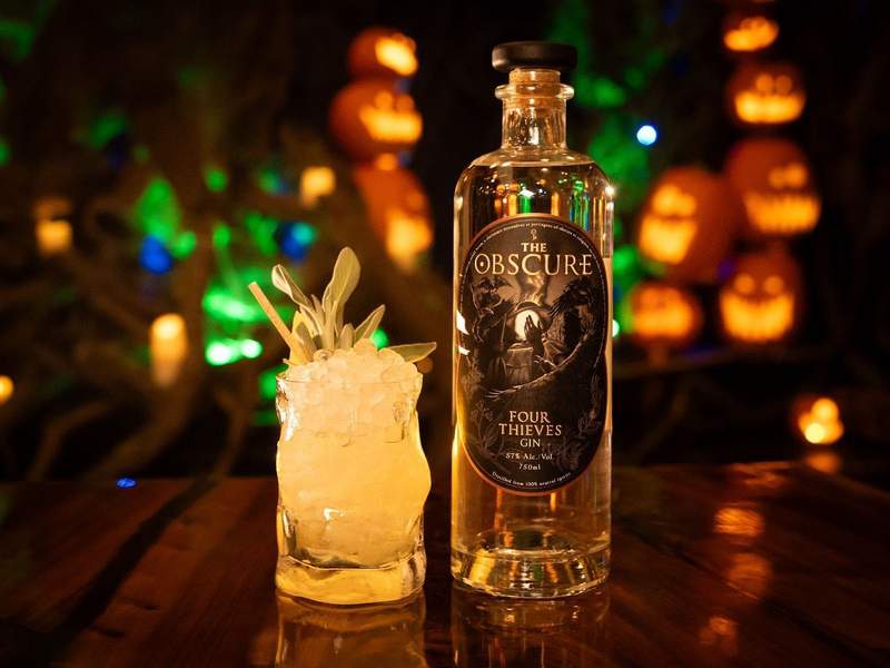 Elemental julep cocktail at Obscure Distillery Los Angeles.