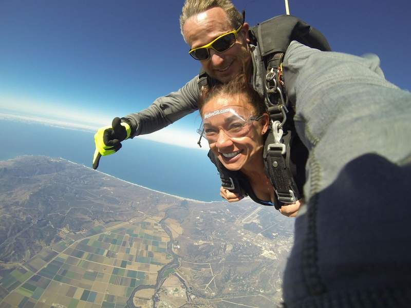 Tandem skydive jump with Skydive Santa Barbara.