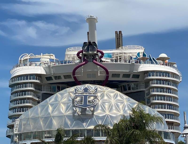 Royal Caribbean ship at dock