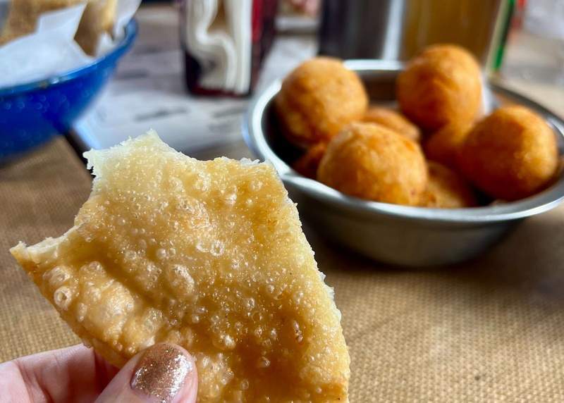 Fried foods served family style
