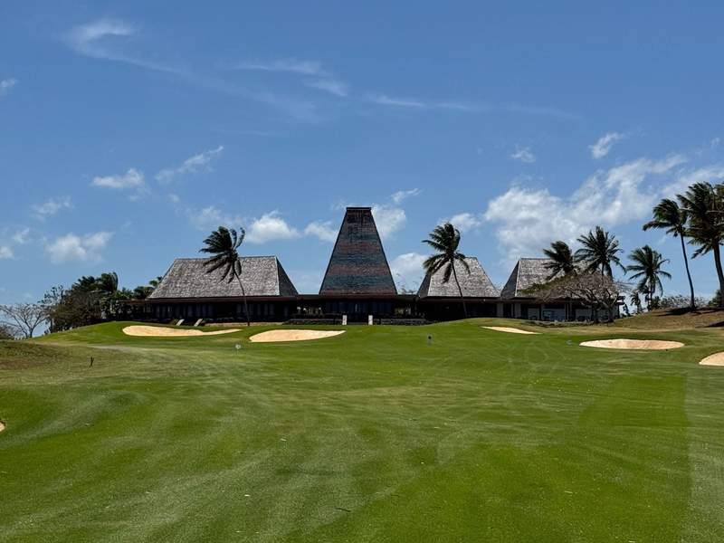 Award winning Natadola Bay Championship Golf Course in Fiji.