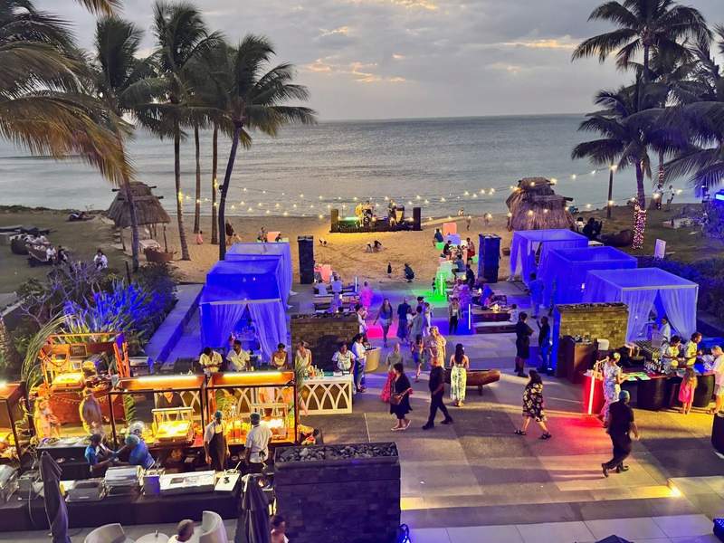 Fijian food night at the InterContinental Fiji Golf Resort and Spa.