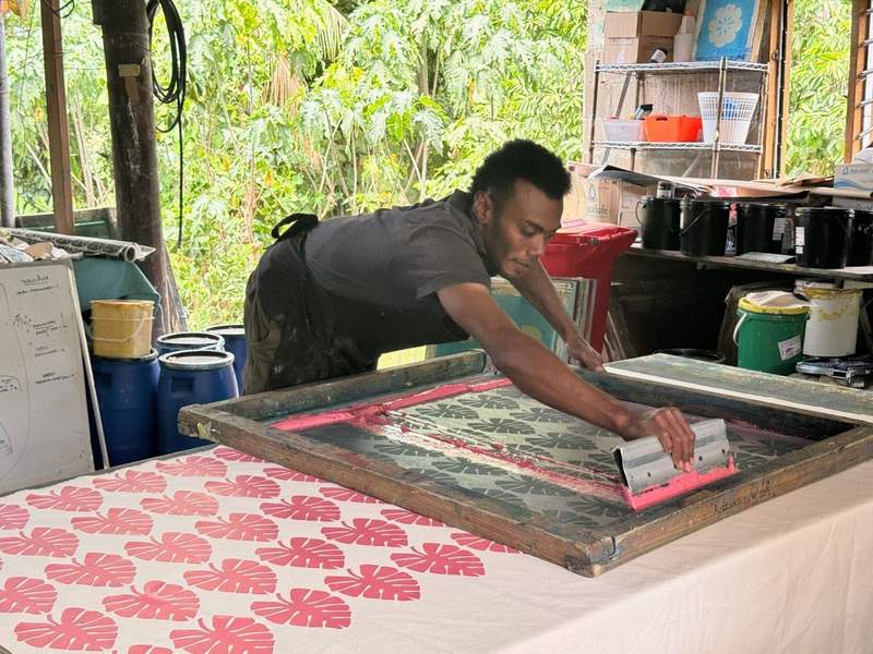 Rise Beyond the Reef material screening in Fiji.