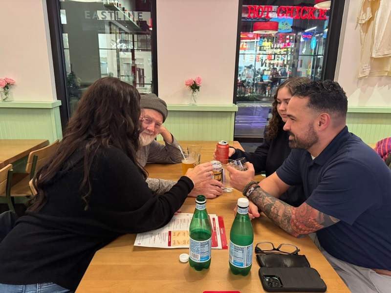 Dinner at Due Cucina Italian Restaurant in downtown Redmond.