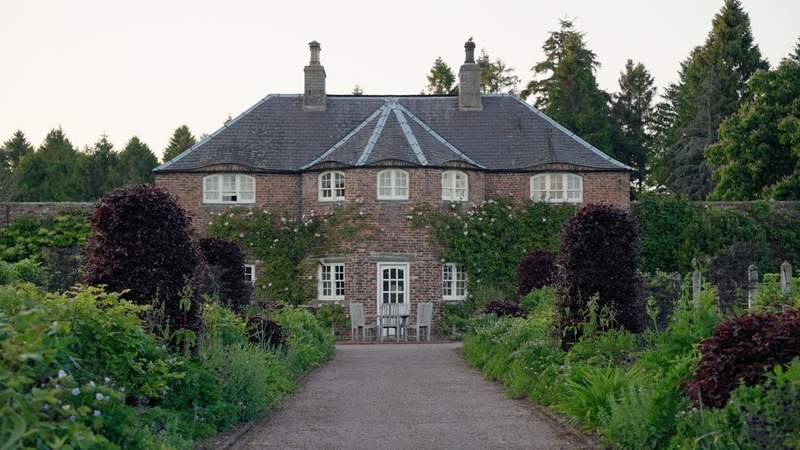 Photo from within the Gordon Castle Estates walled garden.