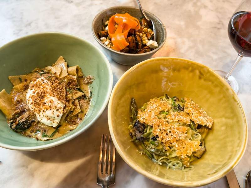 Death and Taxes dinner entrees deliver bold flavors in Raleigh.