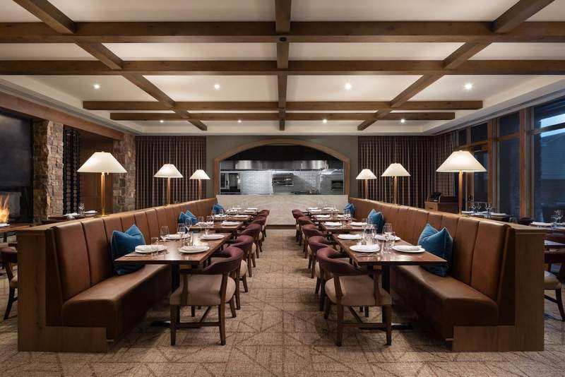 The award winning Wild Sage restaurant. 