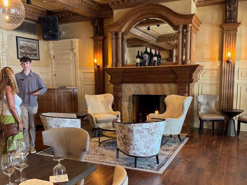 Zina Lounge at the historic Ledson Hotel in Sonoma Plaza CA.