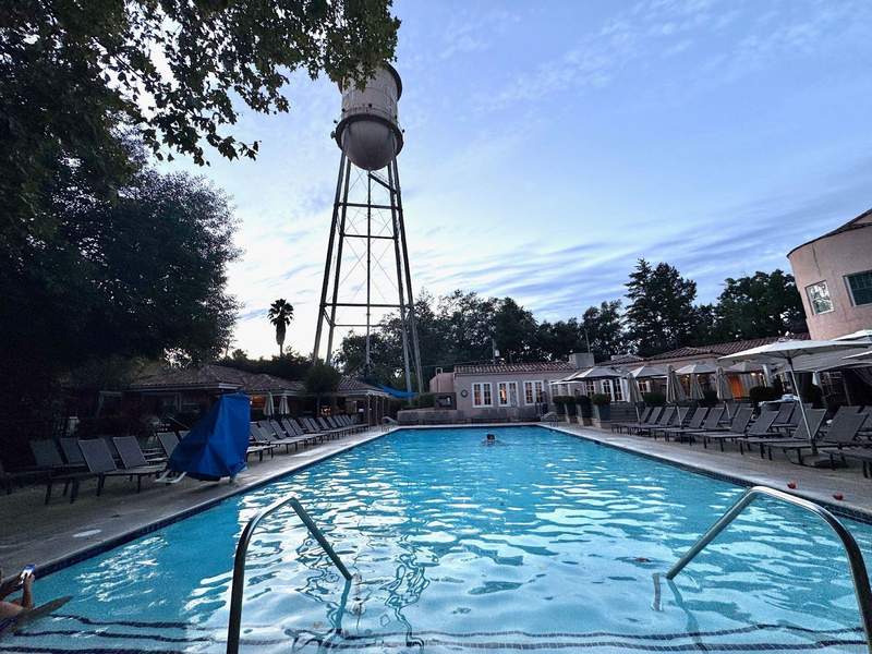 Mineral pool at Fairmont Sonoma Mission Inn and Spa CA