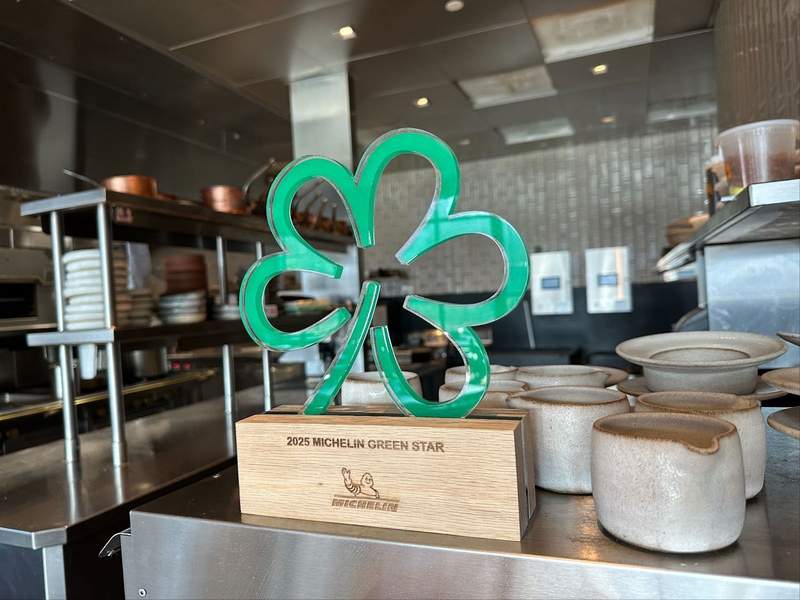 A green shamrock award 