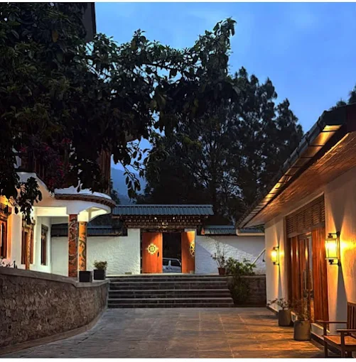 Zen Hotel Punakha in Bhutan.