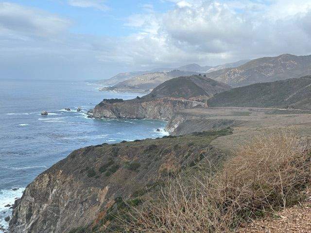 The view from one of the many vista points along the road near Big Sur 