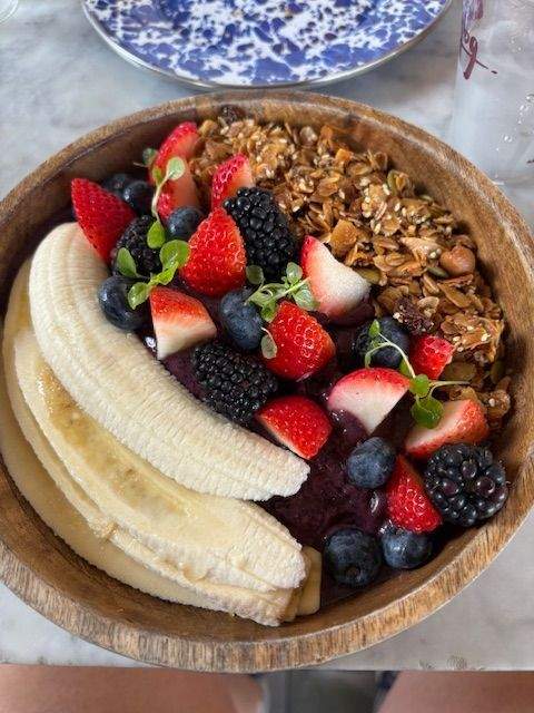 The acai bowl at Dialog in West Hollywood 