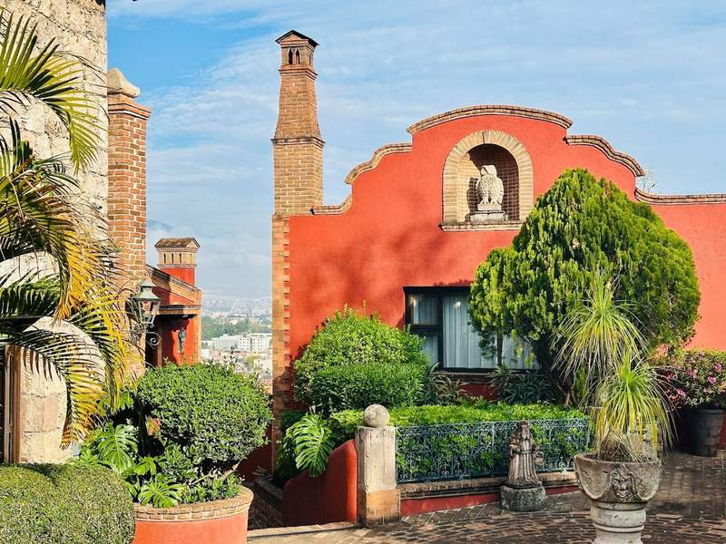 Villa Montana Hotel and Spa sits atop a hill overlooking Morelia.