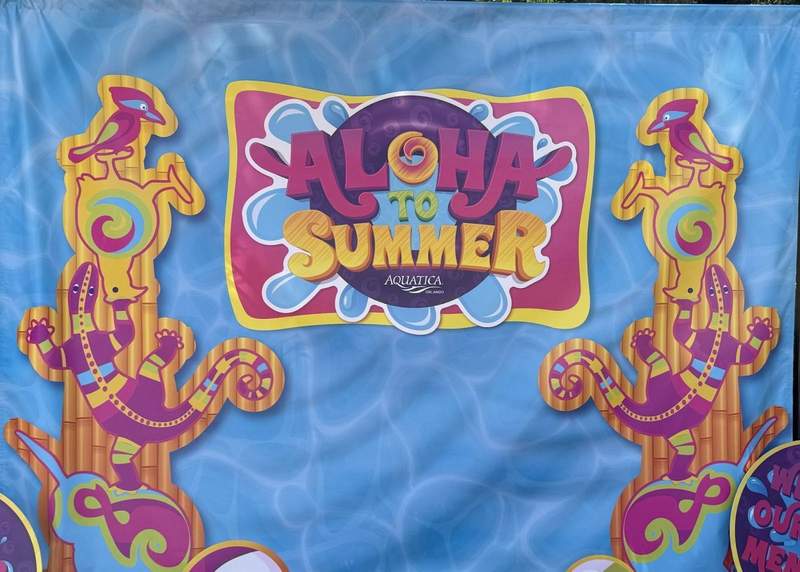 Aloha to Summer sign