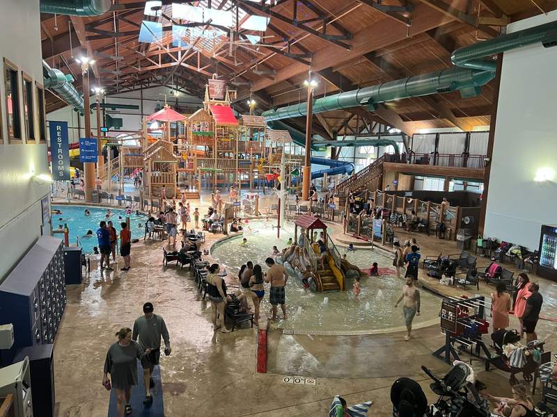 Great Wolf Lodge Sandusky 25th Birthday Activities indoor water park.