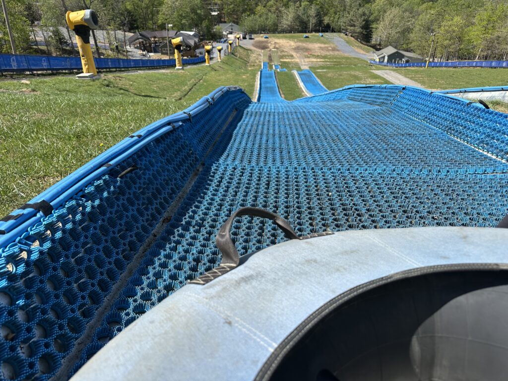 View from the top of the Massanutten Resort tubing hill
