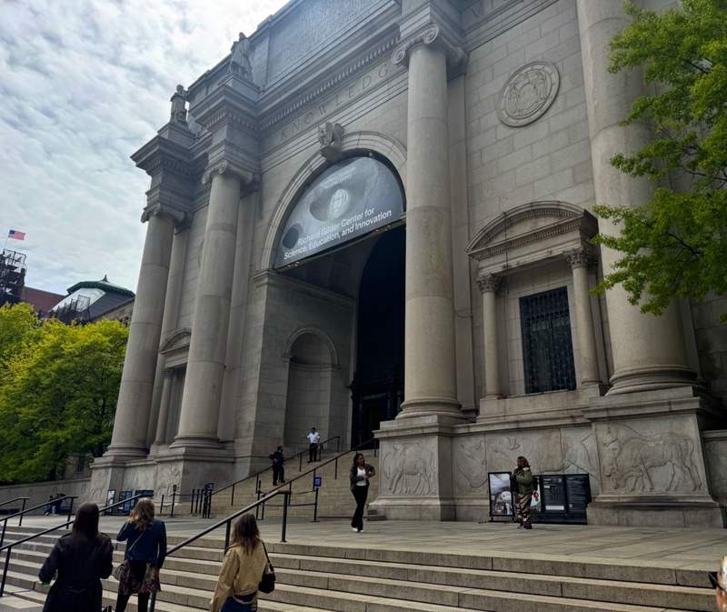 The exterior of the American Museum of Natural History on Central Park West on the Upper West Side of Manhattan was featured in the movie The Devil Wears Prada.