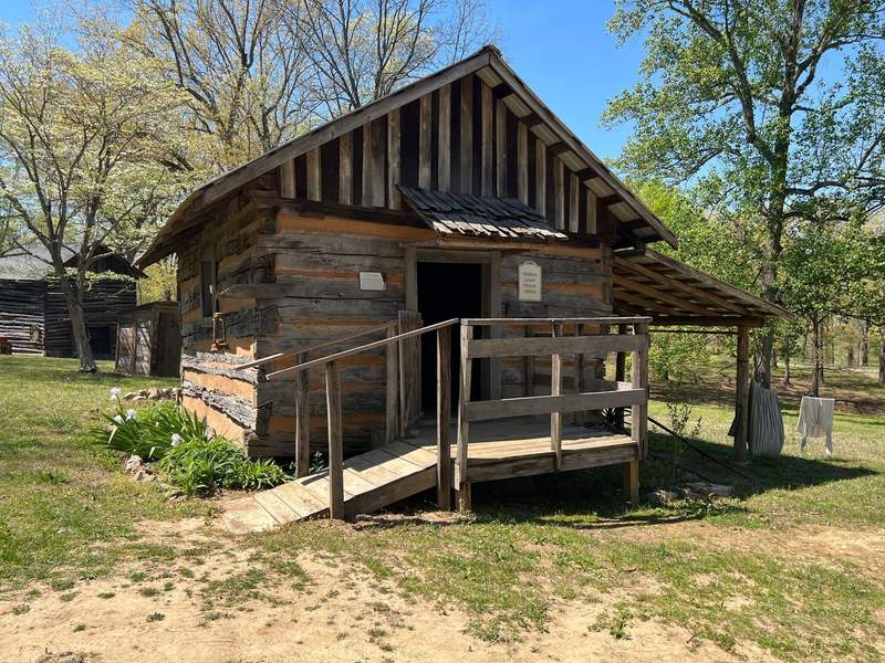 Pioneer building from the 1800's in Historic Collinsville