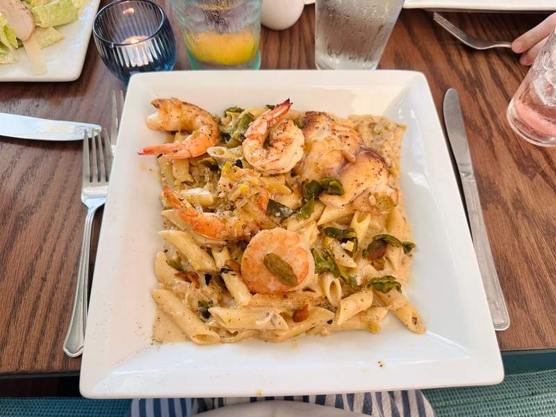 A delicious special seafood dish at Lisabella's.