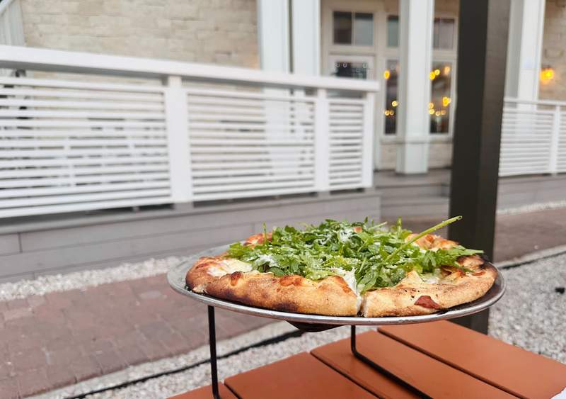 This was one of our favorite meals! The pizza was amazing at Dylan's Pizzeria.