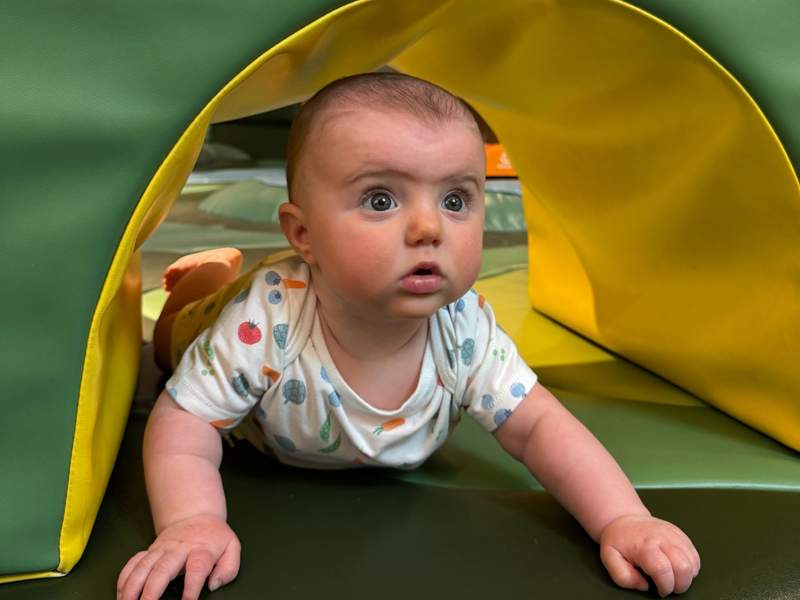 baby at the cayton children's museum