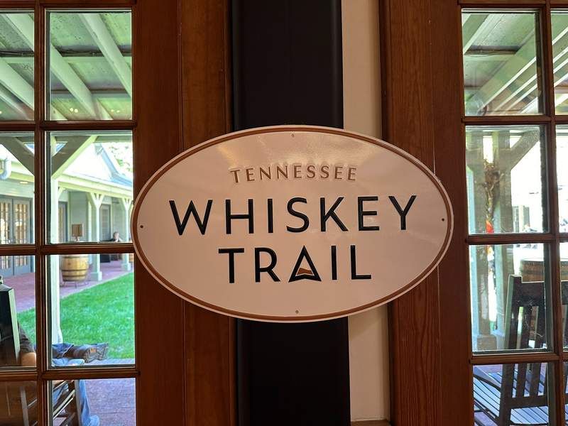 A Tennessee Whiskey Trail sign