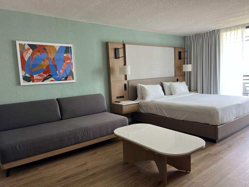 voco Sandpiper All-Inclusive Resort king bed guest room