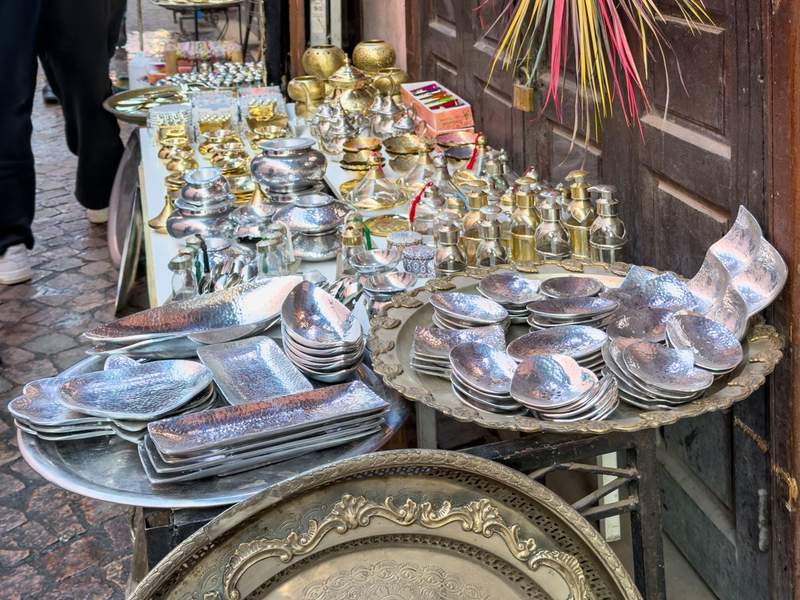 A table with plates and bowls