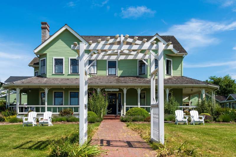 Exterior of the Edenwild Boutique Inn, Lopez Island