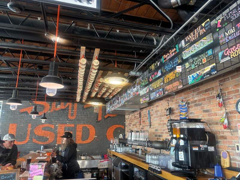 Beers and taps at Bias Brewing