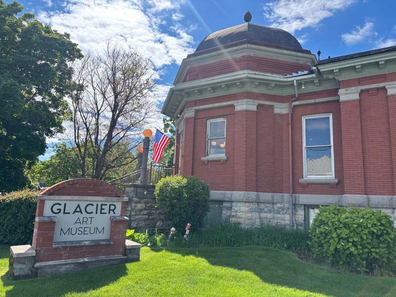 The landmark Glacier Art Museum