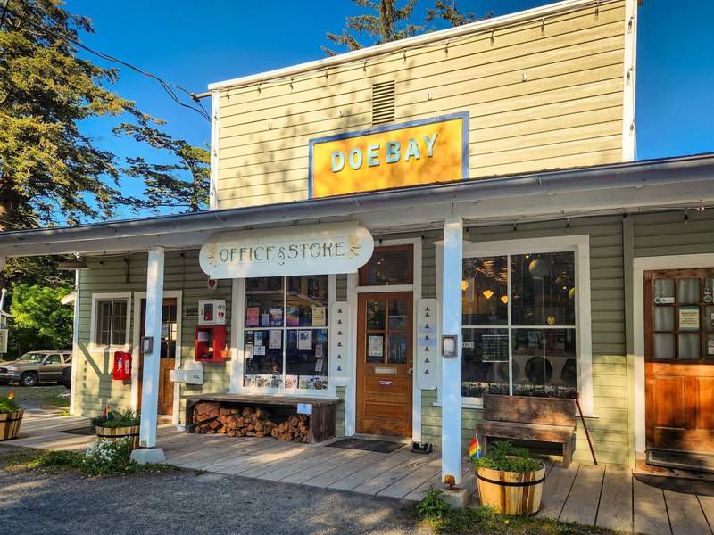 The Doe Bay Resort & Retreat’s old-fashioned store