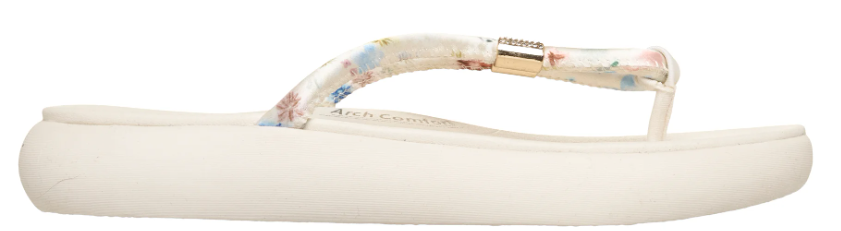 Skechers Slide-Ups Relaxed Fit Asana Luxe sandal with floral straps