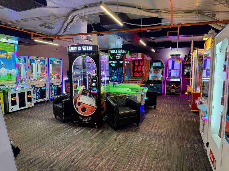 Arcade with games inside Westgate Park City Resort