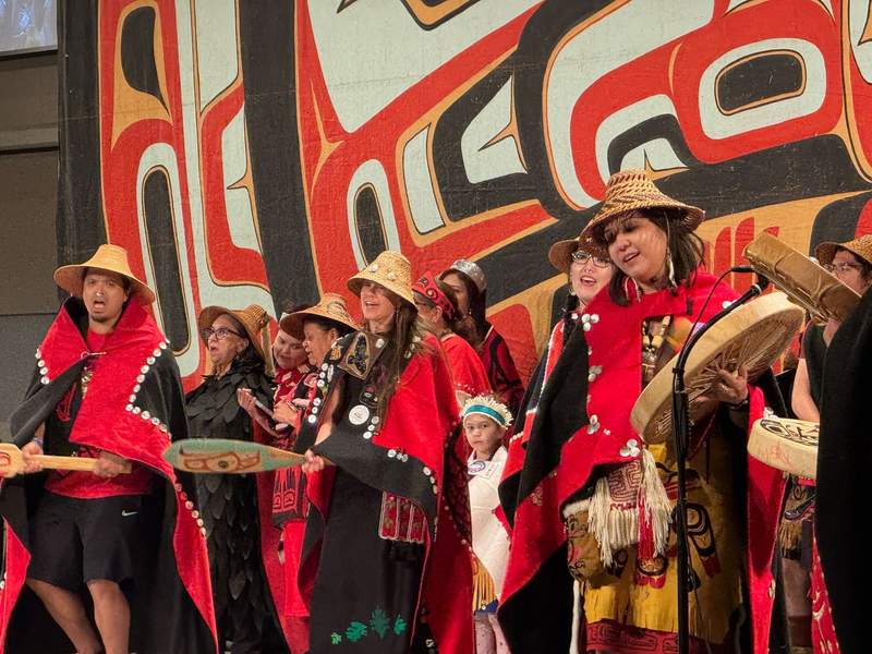Native dance performances in Juneau Alaska