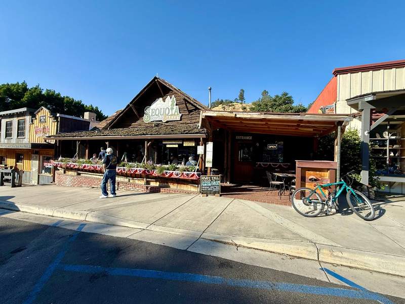 The front of Sequoia Mountain Bakery in Kern California