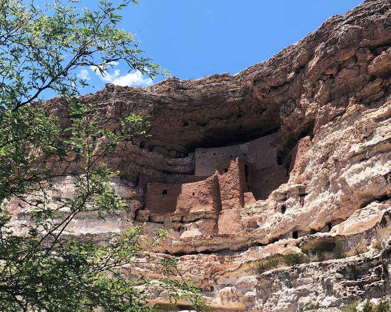 The Montezuma Castle National Monument.