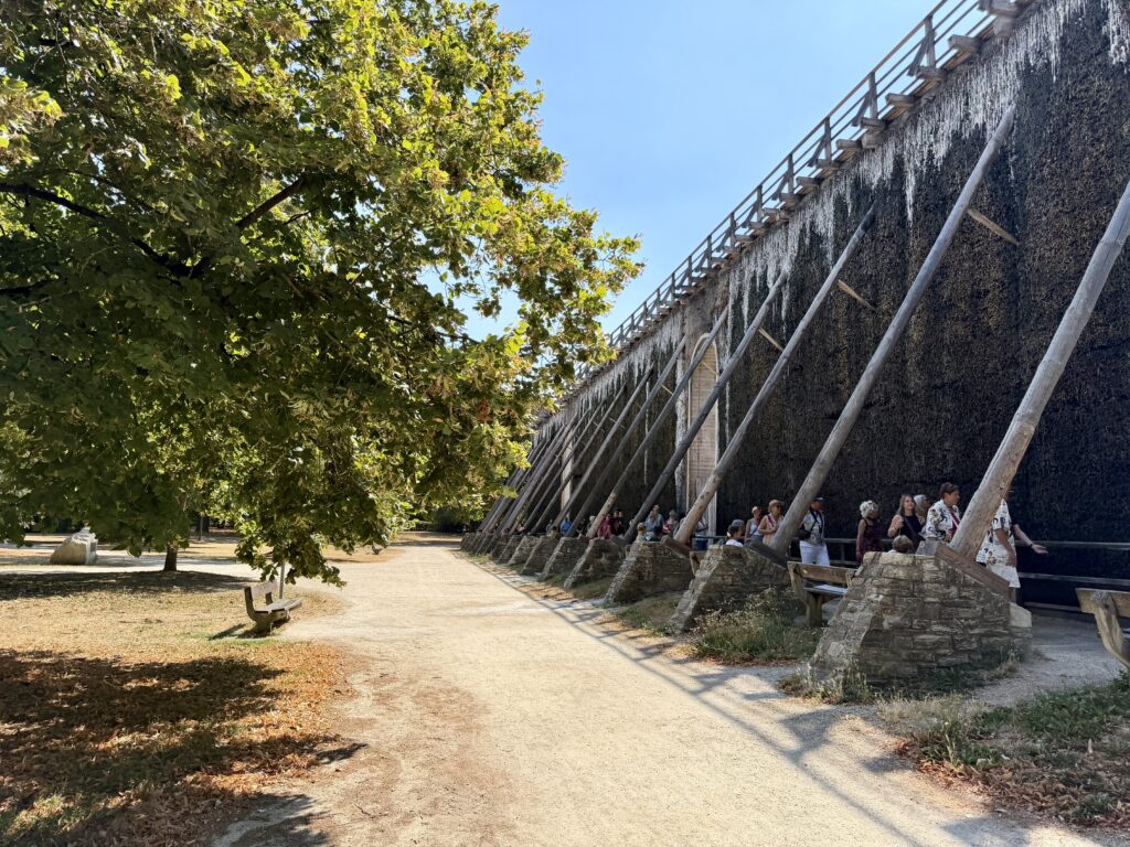 Exterior of the Bad Nauheim graduation tower, a spa experience in Germany