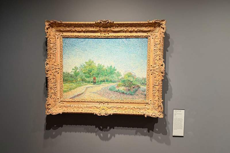 Yale Art Gallery Van Gogh painting on wall