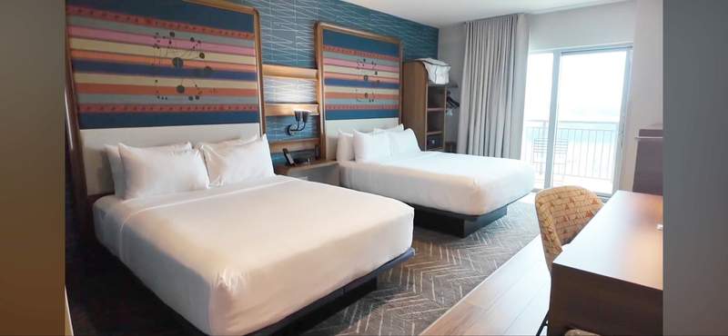 The OKANA suite with two queen beds.