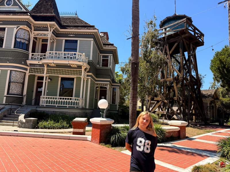 Historic houses at Heritage Square in Oxnard, California
