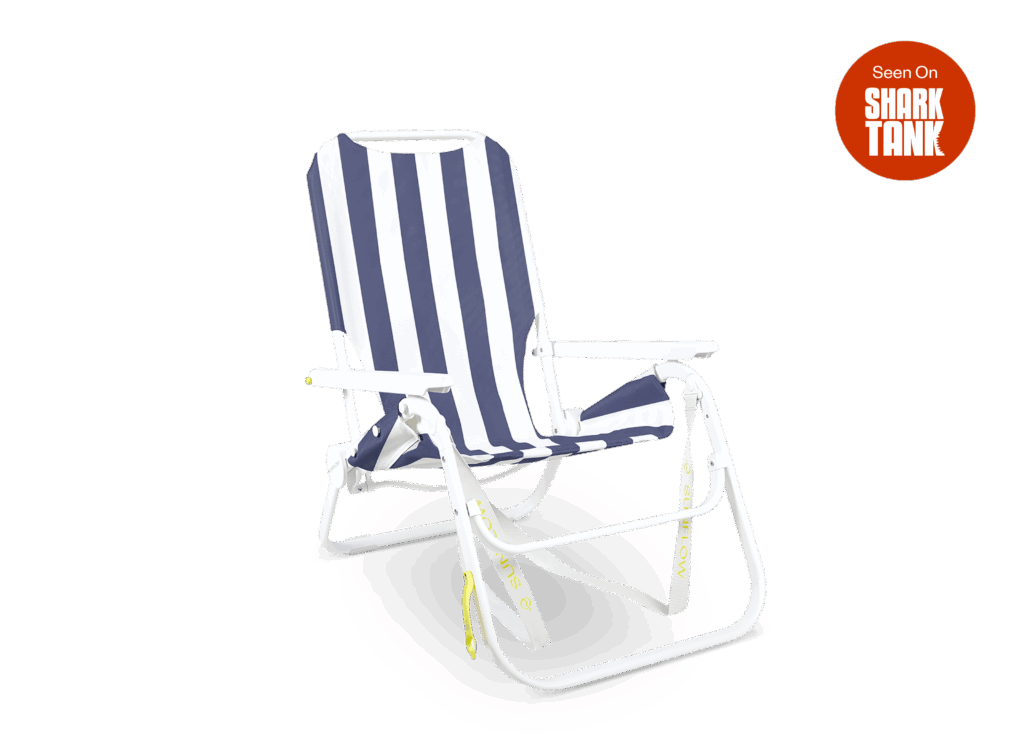The Sunflow Shore Thing Chair in Deep Blue Stripe