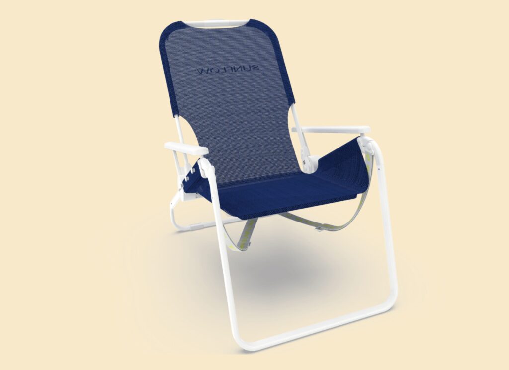 The Sunflow High Tide Chair with a telescoping frame