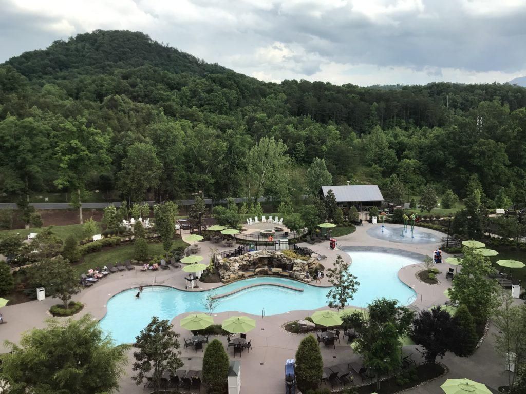 The view of the mountains from the Dollywood dreamMore