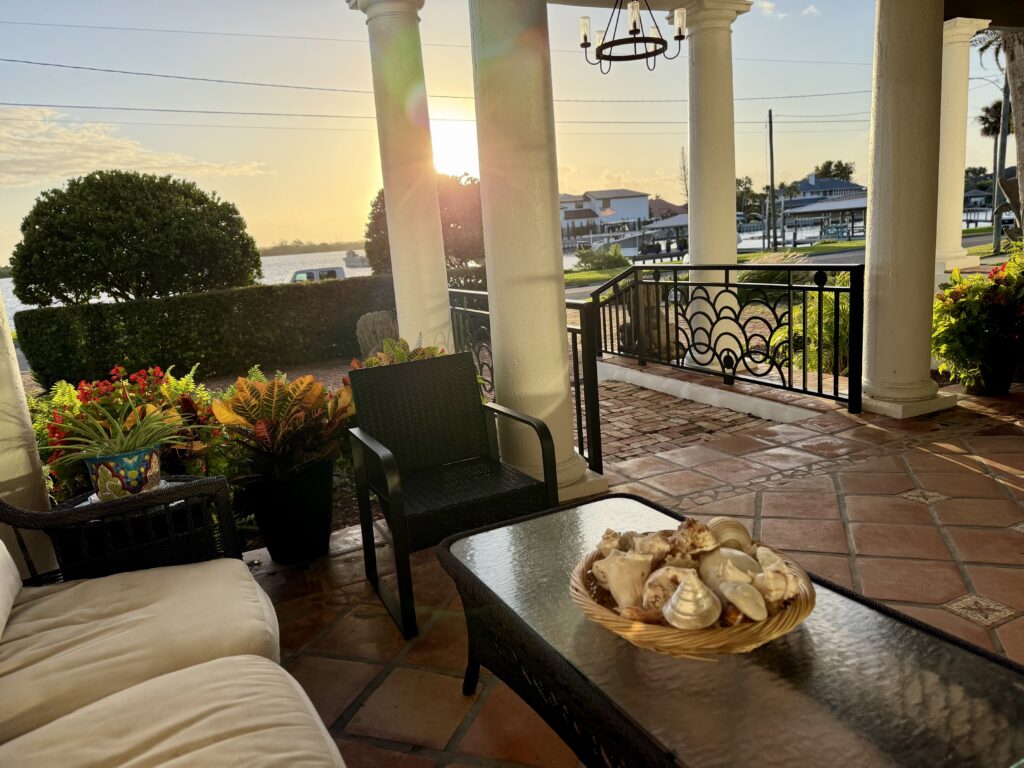 Sunrise view from the Black Dolphin Inn in New Smyrna Beach